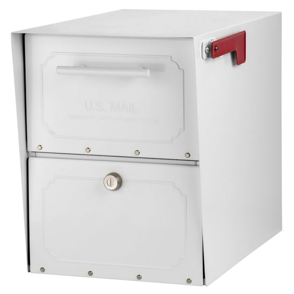 Architectural Mailboxes Oasis Classic Large High Security Parcel Mailbox White