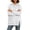 White, variant on Women's Longline Hoodies Solid Color Drawstring Long Sleeve Tops Side Slit Patch Pocket Sweatshirts Loose Fit Lounge Wear