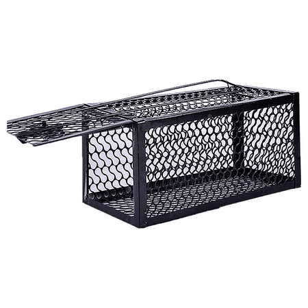 Jinswick Animal Cage Trap 9 x 4.53 x 4.53 Hum ane Live Trap Catch and Release Folding Raccoon Trap Cat Trap for Stray Cats Squirrel S kunk Groundhog Armadillo Rabbit