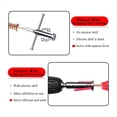 thumbnail image 4 of 2 Herramientas de Torsión para Pelar Cables para Taladro, Torcedor de Tuercas para Cables con 50 Tapas para Cables, Pelacables Eléctrico y Manual Rápido, 4 of 5
