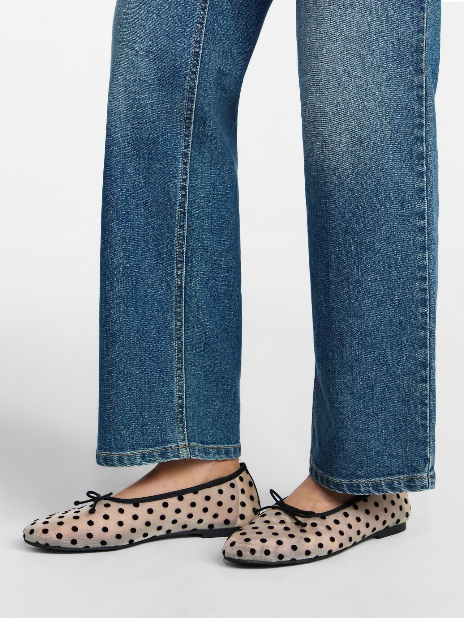 No Boundaries Women's Mesh Ballet Flats