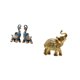 thumbnail image 5 of Figura De Elefante De Resina Moderna, Escultura Decorativa, Adorno Artístico, Estatua Coleccionable Para Escritorio, Dormitorio, Escritorio, Hogar, Oficina, Regalos., 5 of 8