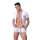 thumbnail image 1 of Disfraz sexy para hombre, uniforme de cosplay, conjunto de ropa interior para hombre, disfraces exóticos para el día de San Valentín, marinero, doctor, policía, juego de rol, traje masculino, 1 of 4