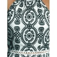 thumbnail image 5 of CUPSHE Women's Midi Dress Halter Paisley Sleeveless Cutout Waist Long Beach Boho Summer Dress, 5 of 6