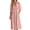 Pink, variant on QUNYINEY Long Dresses Women Summer Casual Puff 3/4 Sleeve A Line Dress Vacation with Pockets V-Neck Loose Fit Solid Dresses