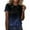 Blue, variant on T Shirts Women Ladies Fashion Casual Ggradient Sequin Print Round Neck Loose T Shirt Top Womens Tshirts Pink XXL