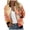 Orange, variant on Women's Casual Full Print Zipper Cardigan Jacket Lightweight Fashion Outerwear Womens plus Size Swing Coats Rain Coats for Women plus Size 4x Coats Women Trench plus Size Women Long Coats Winter Light