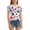 White, variant on KVPLBQFD Loose Fit Top for Kids Girls 4th of July Star Spangled Banner Printing Shirts Tops Tween Unisex Patriotic Casual Short Sleeve Toddler Summer Clothes