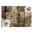 thumbnail image 3 of Tiptophomedecor Background & Patterns Wallpaper Wall Mural - Old Wood & Roses, 3 of 8