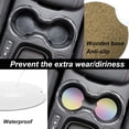 thumbnail image 4 of Car Coasters 6 Pack Stone Cup Holder Rainbow Color Absorbent Drink Car Coaster Ceramic Set Small Cup Coasters, 4 of 6