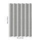 thumbnail image 3 of Shower Curtain,35.43x70.87in Waffle Textured Heavy Duty Thick Fabric Bathroom Shower Curtain,Waterproof Washable Shower Curtain for Bathtub Bathroom Home Decor, 3 of 6