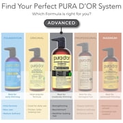 PURA DOR Advanced Therapy Biotin Shampoo & Conditioner Set, 16oz x 2