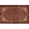 thumbnail image 1 of Ahgly Company Indoor Rectangle Traditional Rust Pink Persian Area Rugs, 4' x 6', 1 of 6