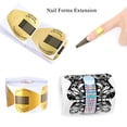 thumbnail image 3 of Seitruly 100 piezas de pegatinas de extensión de uñas, puntas de manicura falsas, forma de constructores, decoración de arte curvo, plantilla Arte de uñas YC18 Seitruly CE001118-10, 3 of 6