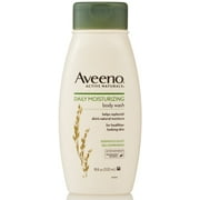 AVEENO Active Naturals Daily Moisturizing Body Wash 18 oz (Pack of 2)