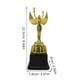thumbnail image 2 of HEALEEP Trofeo Plástico Dorado Con De Para Premiar En Eventos Deportivos Y, 2 of 8