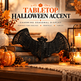 thumbnail image 6 of 3pcs Black Wicker Bat Festive Wall Accent, Woven Bamboo Halloween Decoration, Minimalist Spooky Ornament for Living Room, Entryway, Porch & Holiday Home Display, 6 of 8