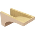 thumbnail image 5 of 7"W x 14"D x 7"H Wide Huntington Rough Cedar Woodgrain TimberThane Corbel, Primed Tan, 5 of 6