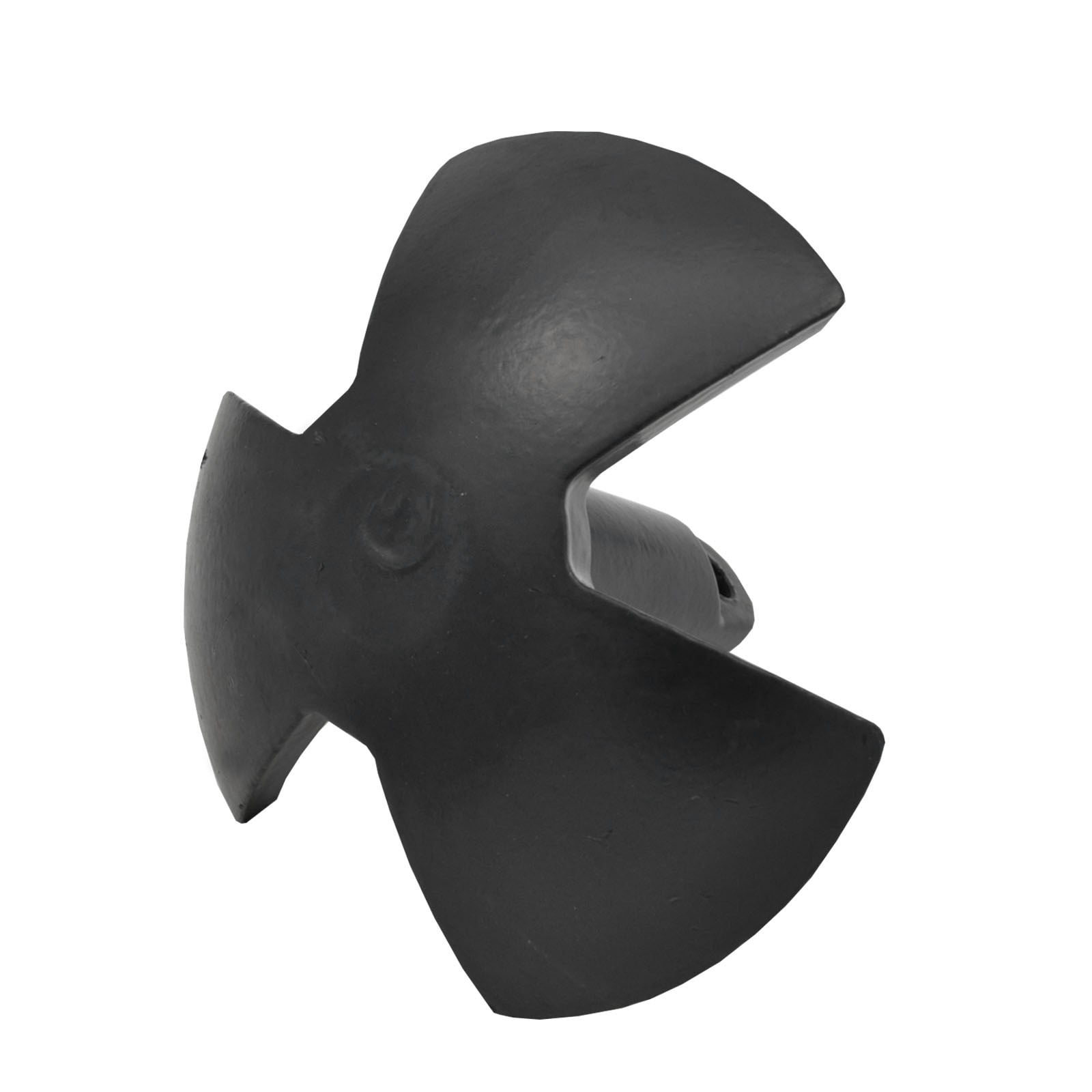 ISURE MARINE River Anchor Black Vinyl Coated Cast Iron 18lb