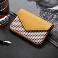 thumbnail image 1 of Leather Business Name Card Holder Case Wallet Credit Book with Magnetic Shut YE, 1 of 6