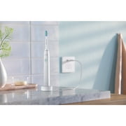 Philips Sonicare 2100 Series Electric Toothbrush - Sonic Toothbrush with Advanced Sonic Technology, Two Intensity Settings, Smartimer & Quadpacer, White, Model HX3661/04