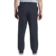 thumbnail image 2 of Oak Hill by DXL Men's Big and Tall Waist-Relaxer Flat-Front Microfiber Pants- New Improved Fit, Navy, 56W X 30L, 2 of 6