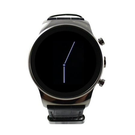 Gunmetal Heart - Round Smart Watch, SANOXY Luxury Steel Smart Phone Watch with SIM card and Heart Rate, Camera (GUNMETAL)