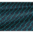 thumbnail image 5 of oneOone Viscose Jersey Fabric Leaves Block Print Fabric BTY 60 Inch Wide, 5 of 5