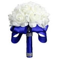 thumbnail image 7 of AYYUFE 1 Bouquet Wedding Bride Bridesmaid Rhinestone Decor Foam Artificial Flower, 7 of 7