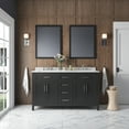 thumbnail image 2 of Ove Decors Tahoe 60 in W x 21 in D Dark Espresso Bathroom Vanity with Engineered Marble Countertop and Framed Wall Mirrors, 2 of 17