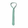 thumbnail image 3 of Abstract Necktie, Natural Triangles Pattern, Dress Tie, 3.7", Seafoam Baby Blue, by Ambesonne, 3 of 3