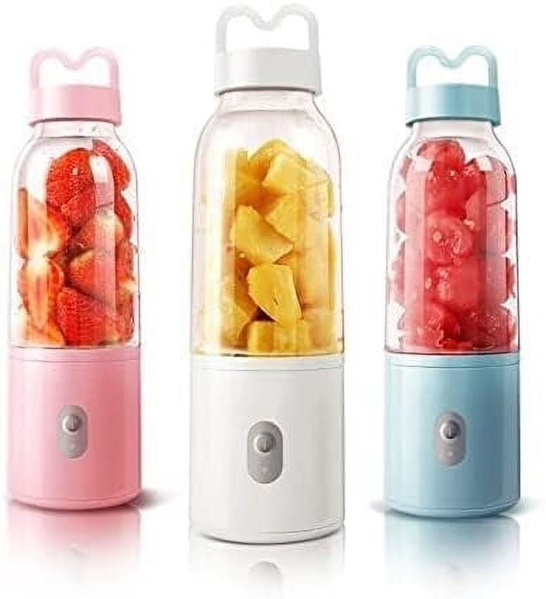 2025 NEW Portable Blender, Personal Blender for Shakes and Smoothies, Blender Bottle, USB Rechargeable, Small Blender for Sports, Travel Blender,Blue