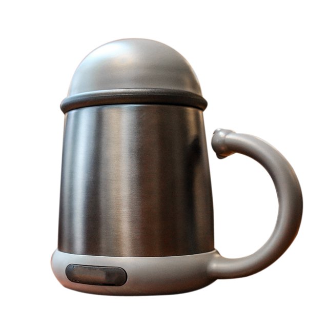 Taza De Té Del Café De La Taza Aislada Al Vacío Del Acero Inoxidable De 500 Ml Con La Manija marrón Macarena Taza aislada con vacío