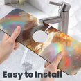 thumbnail image 6 of Sikiie Rainbow English Cocker Spaniel Splash Guard for Sink Faucet-1 PC Super Absorbent Fast Drying Mat Sink Gadgets-Splash Guard for Kitchen, Sink Mat, 6 of 7