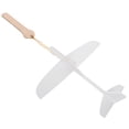 thumbnail image 3 of Avión de espuma blanca para exteriores, juguete volador para pintar, ideal para hacer tú mismo, 3 of 5