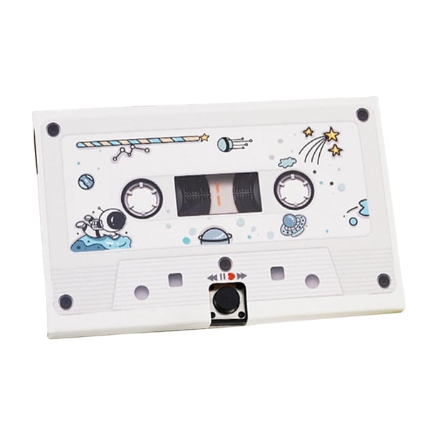 Casete de audio clásico antiguo para grabar, libro de visitas, casete de audio para fiestas Estilo A