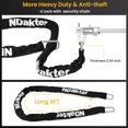 thumbnail image 3 of Cadena Bike U Lock NDakter de 15 mm, 4 pies, con 3 llaves, 3 of 8