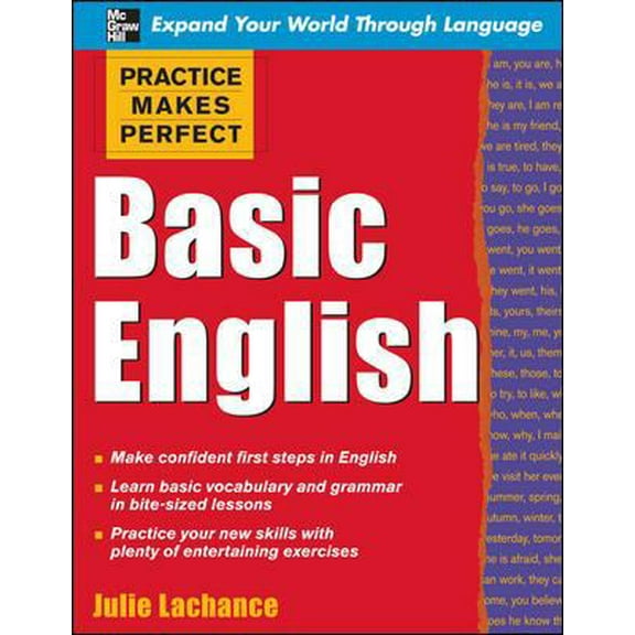 Pre-Owned Practice Makes Perfect: Basic English (Paperback) 007159762X 9780071597623