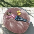 Giant Fur Bean Bag Chair Cover for Kids Adults, (No Filler) Living Room