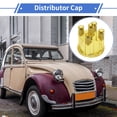 thumbnail image 2 of Unique Bargains Distributor Cap Compatible for VW Bus Ghia Buggy, Durable ABS Copper Yellow, 2 of 6