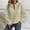 Beige, variant on Only Moment Grey Casual Fall Winter Tops V Neck Casual Shirts for Daily & Travel S