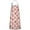 Pink Cow Strawberry, variant on White Cow Strawberry Heart Pattern Apron-Garden Aprons for Women with Pockets-Cotton Linen Waterproof Kitchen Cooking Gardening Aprons Adjustable for Kitchen,Cooking,BBQ and Salon 33x27 Inch
