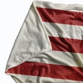 thumbnail image 2 of Simply Daisy Graduated Stripe Fleece Throw Blanket, Ligonberry Red, Small Throw, 2 of 4