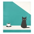 thumbnail image 6 of Yayeee Magnetic Dishwasher Cover for The Front Decoration Home Kitchen Machine Sticker Protector, Black Cat and Coffee, 6 of 6