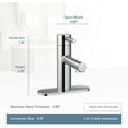 thumbnail image 3 of Moen Align Brushed Nickel One-Handle Bathroom Faucet, 3 of 6