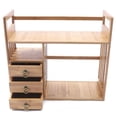 thumbnail image 6 of Bamboo Desk Bookshelf Small Expandable Desktop Organizer Table Top Bookcase, 6 of 11