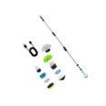 thumbnail image 2 of Cepillo de limpieza eléctrico, herramienta de limpieza doméstica, cepillo de limpieza eléctrico de 2 velocidades ajustables para bañeras, vidrio, Verde, 2 of 9