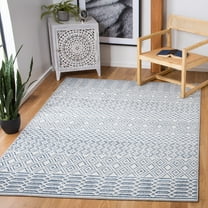 SAFAVIEH Belmont Collection BMT132B Ivory / Navy Rug