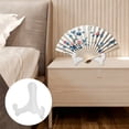 thumbnail image 4 of Unique Bargains 1 Pc Fan Display Stand Sturdy Detachable Opening & Closing White, 4 of 5