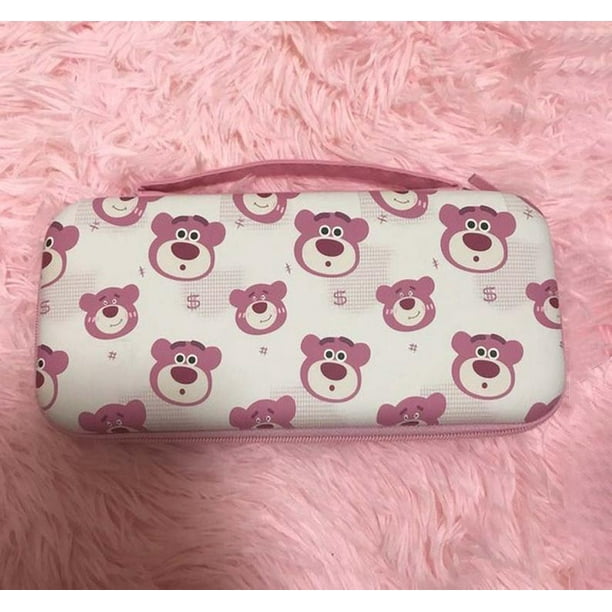 Powera Pink Bear Nintendo Switch Hard Carrying Case Cute Travel Cover With Cartridge Holders Walmart Com Walmart Com